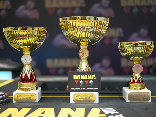 German Poker Days bei Team Bananajoe's - Sieger Pokale