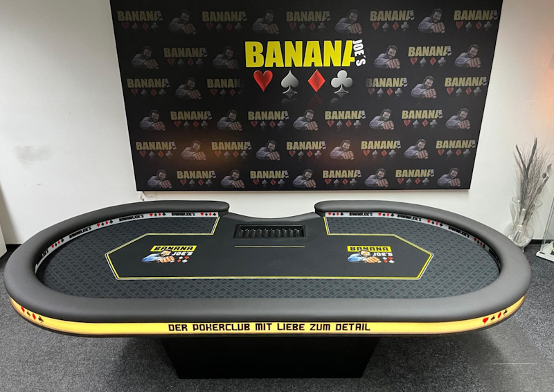 Neuer Pokertisch für den TeamBananajoes e.V. - von PK Pokertische - #1